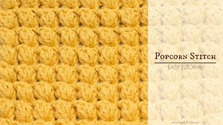 How To: Crochet The Popcorn Stitch | Easy Tutorial by Hopeful Honey