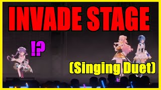 Towa Accidentally Invades Stage During Nene \u0026 Suisei's Duet【Hololive | Eng Sub】