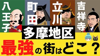 【多摩地区最強の街はどこ？】吉祥寺・立川・八王子・町田を都会度などで比較してみた