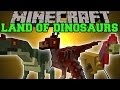 Minecraft: LAND OF THE DINOSAURS (NEW DIMENSION WITH TONS OF DINOSAURS!) Mod Showcase