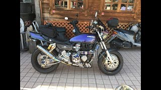 OHNISHI HEAT MAGICサウンドを聞いて　1996 Kawasaki・Zephyr400　1996 カワサキ・ZEPHYR400　1996 カワサキ・ゼファー400　オオニシヒートマジック