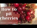 How to pit CHERRIES | Without a cherry pitter!