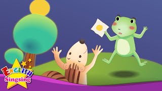 The Green Frog - Where is it? (In/On/Under) - English animated story for Kids