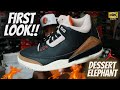 FIRST LOOK!! JORDAN 3 DESSERT ELEPHANT IS DEFINITELY WORTH CHECKING OUT! FIRST THOUGHTS & OVERVIEW!!