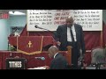 The Holy Temple Church, Tue. night, 55th Youth Conference. Elder Taylor preaching. part 1