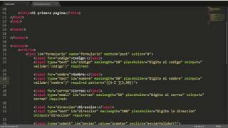 Validar un formulario en html5 con JavaScript
