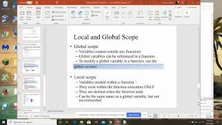 Python Learning Module 7 Functions Part 2
