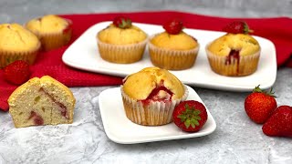 Erdbeer-muffins | Leckere Rezepte