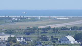 航空大学校の練習機（ゴーアラウンド）＠仙台空港