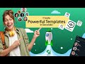 Create templates with images and text to send bulk messages on WhatsApp using WAWCD.