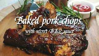 KOOC's Recipes | Baked Pork Chops with Secret BBQ Sauce