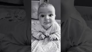 Captivating Expression: Baby Liam's Adorable Worried Look