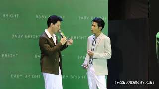 190814 เธอโดนใจ - Krist \u0026 Singto งาน #BabyBrightColorsOfNature  @ Iconsiam