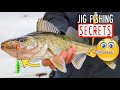 SECRET Ice Fishing TIPS to Catch More WALLEYES!