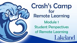 Module 1 - Student Perspectives of Remote Learning