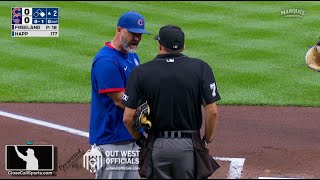 Ejection 121 - Adam Hamari Ejects David Ross After 2nd Inning Strike Zone Dispute in Colorado