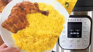 You really need to try this Instant Pot Aromatic "Garlic Turmeric Rice".