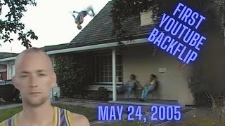 First Back Flip on Youtube! (House dismount) #backflip