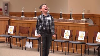 Local spelling bee champion appears on The Morning Show