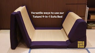 Versatile Ways to Use Your Tatami 9-in-1 Sofa Bed | Tatami Shop [Official]