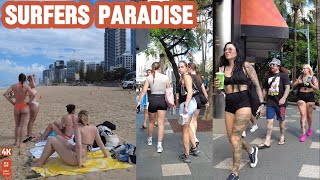 [4k] Explore Surfers Paradise Thursday 13 February 2025 | Gold Coast | QLD | Australia