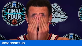 Jalen Suggs: "I can't speak. I can't believe that really happened" [PRESS CONFERENCE| CBS Sports HQ