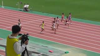 2023関西インカレ 男子1部100m準決勝1組