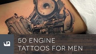 50 Engine Tattoos For Men