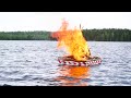 the epic bonfire raft by paroc