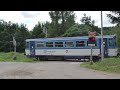 Železniční přejezd hostinné 2 15.7.2022 czech railroad crossing