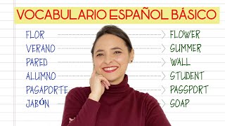 BASIC SPANISH VOCABULARY 🚀 Learn the Most USEFUL Spanish WORDS for BEGINNERS A1-A2