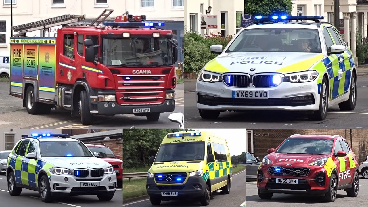 CONVOYS - Fire Engines, Ambulances & Police Cars Responding In ...