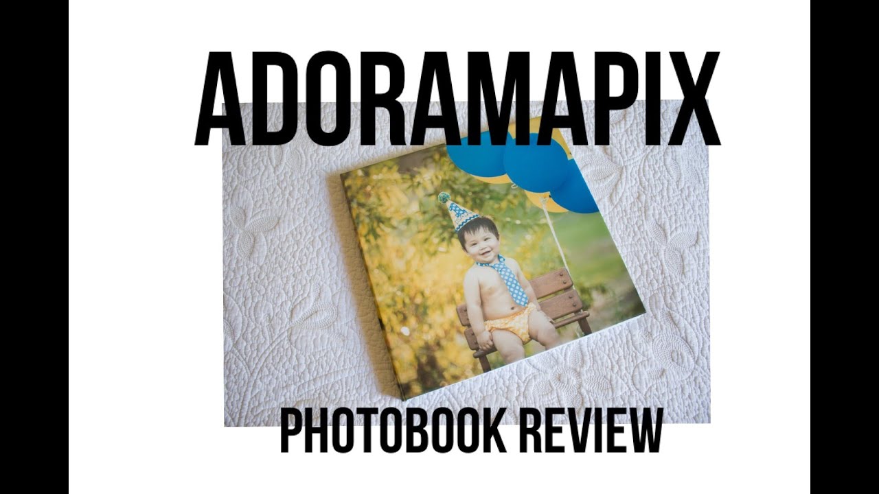 Adoramapix Photobook Review | First Birthday - YouTube