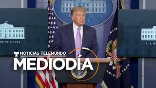 Trump insiste en adelantar el primer debate electoral con Joe Biden | Noticias Telemundo