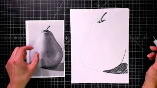 Hatching and Cross Hatching Pear