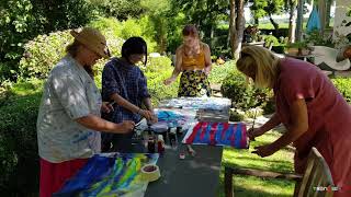 Toonbeeld in je tuin   workshop schilderen fotografie ecoprint