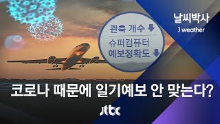 [날씨박사] 코로나 때문에 일기예보 안 맞는다? / JTBC 뉴스룸