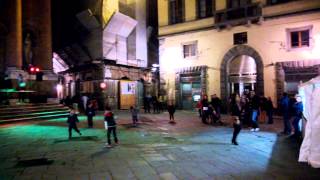 Saturday night at Piazza Tolomei in Siena