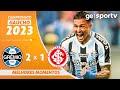 GRÊMIO 2 X 1 INTERNACIONAL | MELHORES MOMENTOS | CAMPEONATO GAÚCHO 2023 | ge.globo