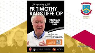 An evening with Fr Timothy Radcliffe - Merici College 2024