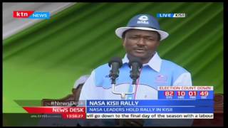 NASA Co-principal Kalonzo Musyoka's full speech at Kisii Stadium