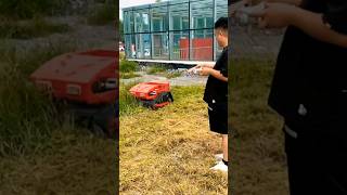 New multifunctional remote control lawn mower#agriculture #factory #tractor