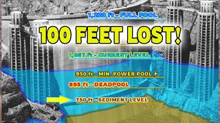 The Bottom of Hoover Dam Is Rising (100ft Already Gone!)