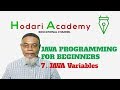 Java Programming for Beginners - 7. JAVA Variable