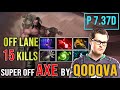 This offlane is insane!! qojqva Axe 15 Kills #gameplay4k #patch737d #fullgame #dota2