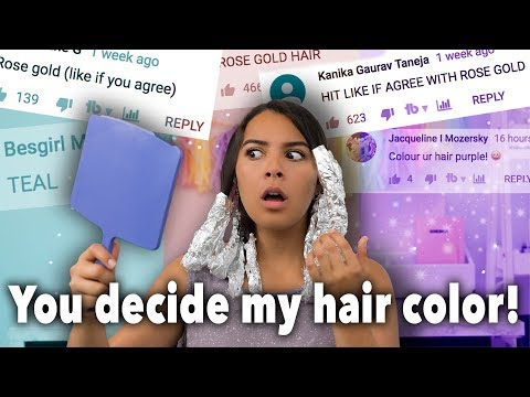 My Subscribers Pick My Hair Color (I hate it!) My Subscribers Pick My Hair Color (I hate it!)