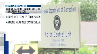 Hardin transferred to Varner SuperMax prison