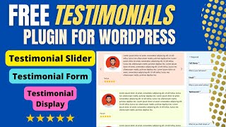FREE Wordpress Testimonials plugin | Strong Testimonials plugin tutorial