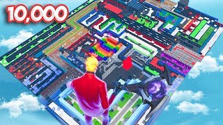 Win this EASY 2000 LEVEL DEFAULT DEATHRUN for 10,000 VBUCKS... (Fortnite Creative Mode)