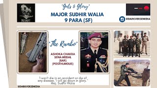 Major Sudhir Walia Pentagon Speech  Rambo of the Indian Army Biography Documentary Special Forces